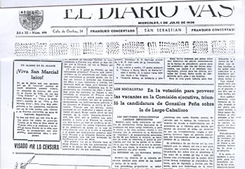Imagen del recorte de periódico