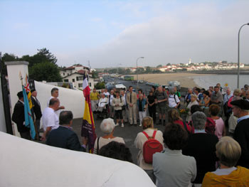 Foto del comienzo de la marcha