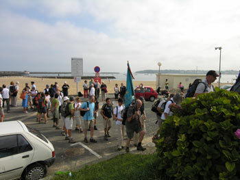 Foto del comienzo de la marcha