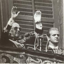 Pinochet con el rey, portada de Fuerza Nueva